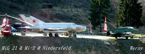 14_WankelOsterTreffenDiemelsee2009_Niedersfeld_MiG-21&Mi-2=P10403