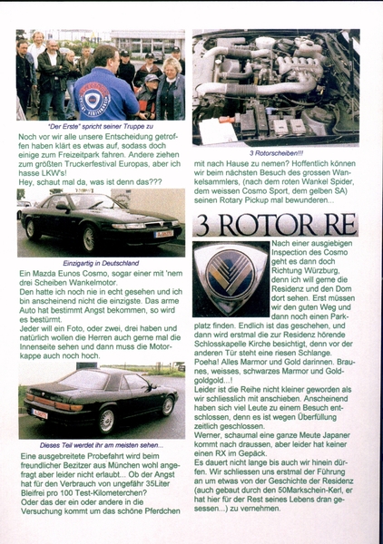 Oldtimer Mazda RX-7 Club Pfingsttreffen Pinkstermeeting Kitzingen 2002