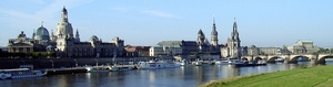1A Dresden, zicht op de binnenstad over de Oder