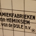 Heeft tegels geleverd voor voetgangerstunnel
