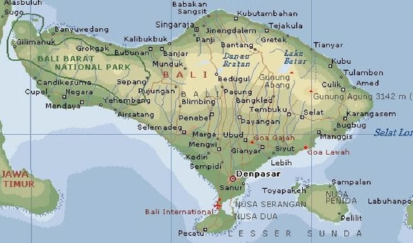 2 Bali Map