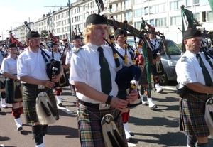 The Red Hackle Pipe band, Antwerpen