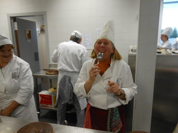 chocolade taart , truffels en de Sint 023