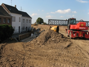 Nieuwe sluis in Griethausen