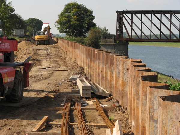 Nieuwe sluis in Griethausen