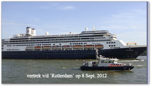 het m.s.Rotterdam (vertrek)