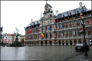 Stadhuis op de Grote Markt in Antwerpen