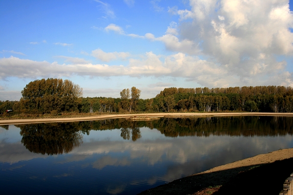 bomen,lucht,water