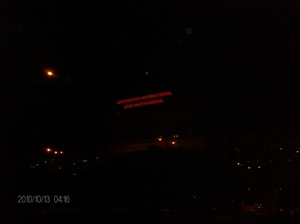 Aankomst in Cuba (luchthaven havana)