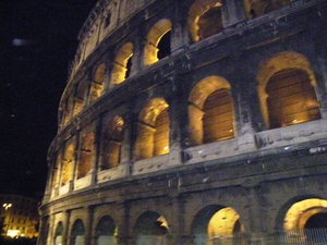 Colosseum by night