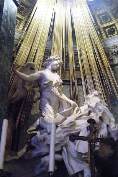 Extase van Theresia, beeld van Bernini in barok stijl