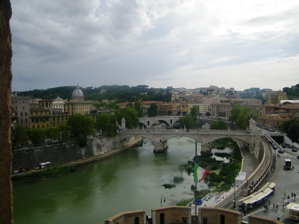 zicht op de Tiber vanuit Engelenburcht