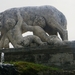 beeld van Romulus en Remus met wolvin