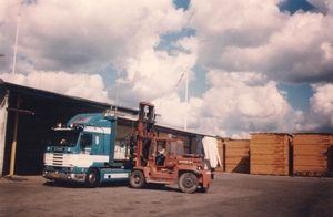 Hout laden in Zweden