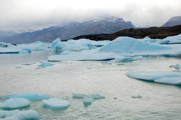 Ijsschotsen op Lago Argentino