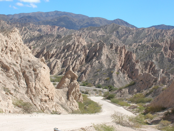 Quebrada de las Flechas (Pijlenkloof) Calchaquivallei