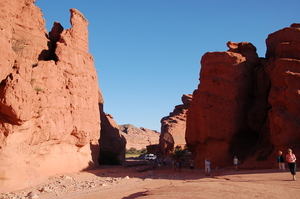 Quebrada de las Conchas, grillige formaties, kleuren, vormen