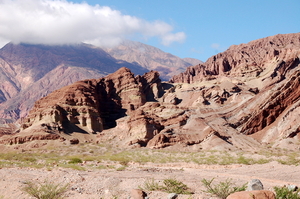 Quebrada de las Conchas, grillige formaties, kleuren, vormen