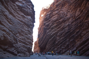 Quebrada de las Conchas, grillige formaties, kleuren, vormen