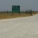 2. Ingang van het Etosha park net grootste nationale park van Nam