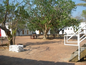 14. Binnenkoer van het Namutoni camp