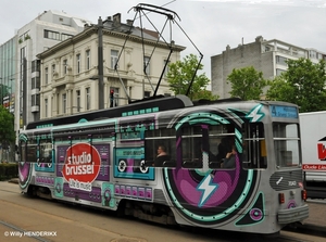 7043 'STUDIO BRUSSEL' - FRANKRIJKLEI 20140506 lijn 4 (2)