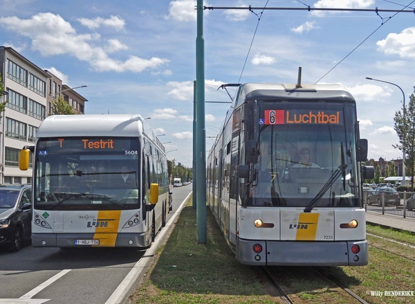 5604 'TESTRIT' & 7233 lijn 6 GROENENDAALLAAN 20150731