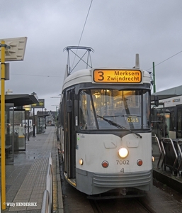 7002 lijn3 Halte P+R FORTSTEENWEG 20160209 17u04_3