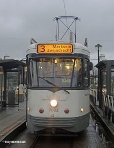 7002 lijn3 Halte P+R FORTSTEENWEG 20160209 17u04_4