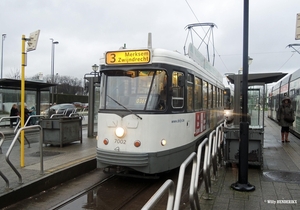 7002 lijn3 Halte P+R FORTSTEENWEG 20160209 17u04_5