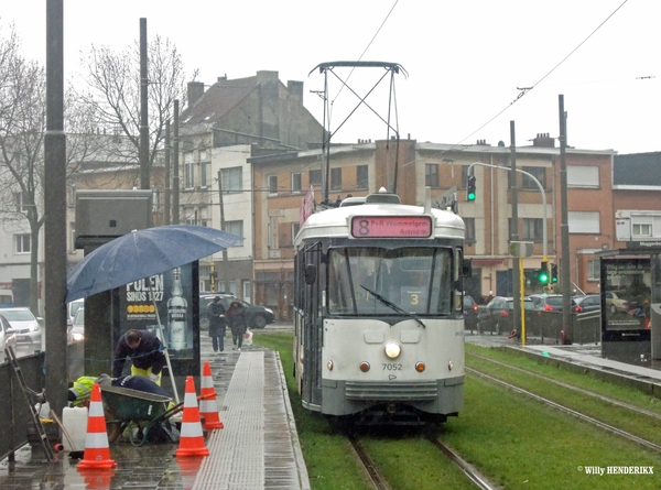 7052 lijn8 Halte MUGGENBERG 20160222 13u38