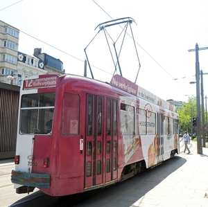 7060 lijn12 'HOOGSTRATEN AARDBEIEN' Halte NATIONALE BANK 20160609