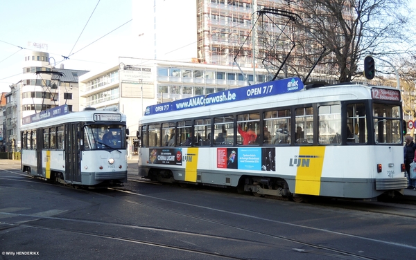 7003 lijn11 & 7056 lijn12 FRANKLIN ROOSEVELTPLAATS 20170106 13u05