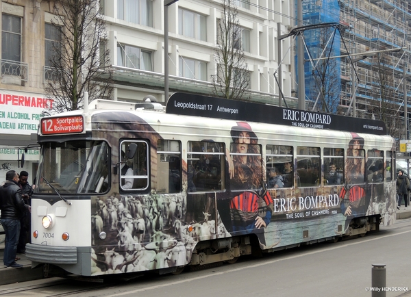 7004 lijn12 'ERIC BOMPARD' KONINGIN ASTRIDPLEIN 20170125 12u41