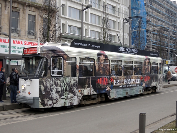 7004 lijn12 'ERIC BOMPARD' KONINGIN ASTRIDPLEIN 20170125 12u42