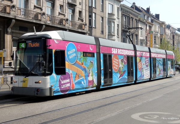 6304 lijn4 'S & R ROZEBROEKEN Het Gentse Subtropisch Zwemparadijs