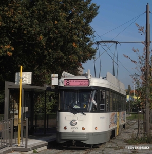 7002 lijn 8  Halte 'VAN RIEL' 20151026