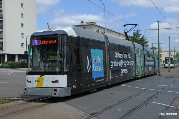 7202 lijn 5 'HELLO BANK' halte HALEWIJN 20150613