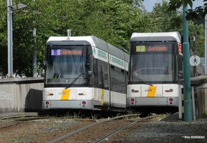 7266 lijn 15 & 7214 lijn 3 halte HALEWIJN 20150613