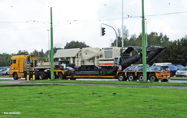 CAMION bijzonder vervoer P+R LINKEROEVER 20150907