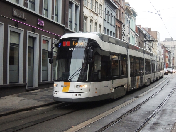 6353 lijn1 Kortrijksepoortstraat GENT 20171221 14u00 (1)