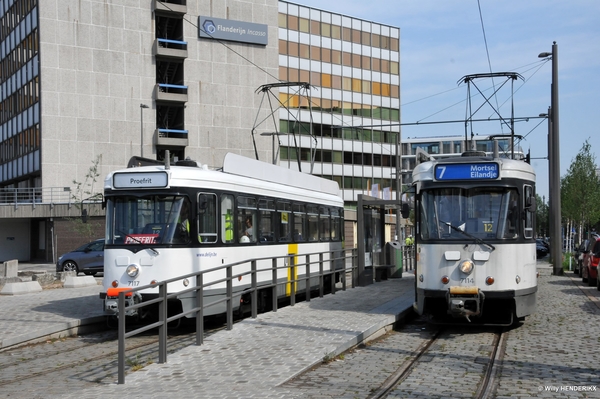 EERSTE PROEFRIT lijn 70 met 7117 & 7114-7126 Halte EILANDJE 20180