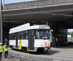 EERSTE PROEFRIT lijn 70 met 7117 onder NOORDERLAANBRUG 20180525_1