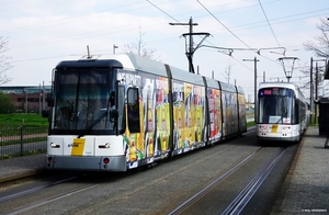 7207 lijn5 'DESPERADOS' & 7317 lijn10 Halte ERTBRUGGE 20190411 13