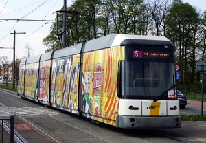7207 lijn5 'DESPERADOS' Halte ERTBRUGGE 20190411 13u35 (5)