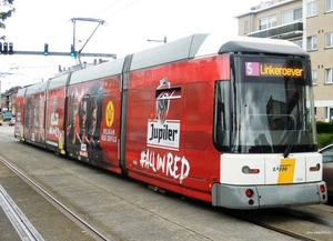 7206 lijn5 'JUPILER - #ALL IN RED' halte RUGGEVELD 20160701_7