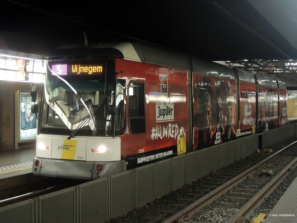 7206 lijn5 'JUPILER - #ALL IN RED' station MEIR 20160701