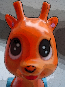 Klein oranje hert