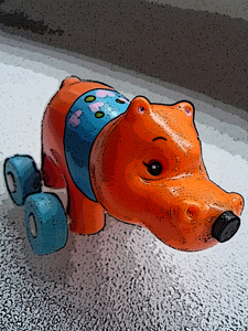 Oranje nijlpaard