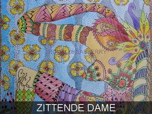 ZITTENDE DAME